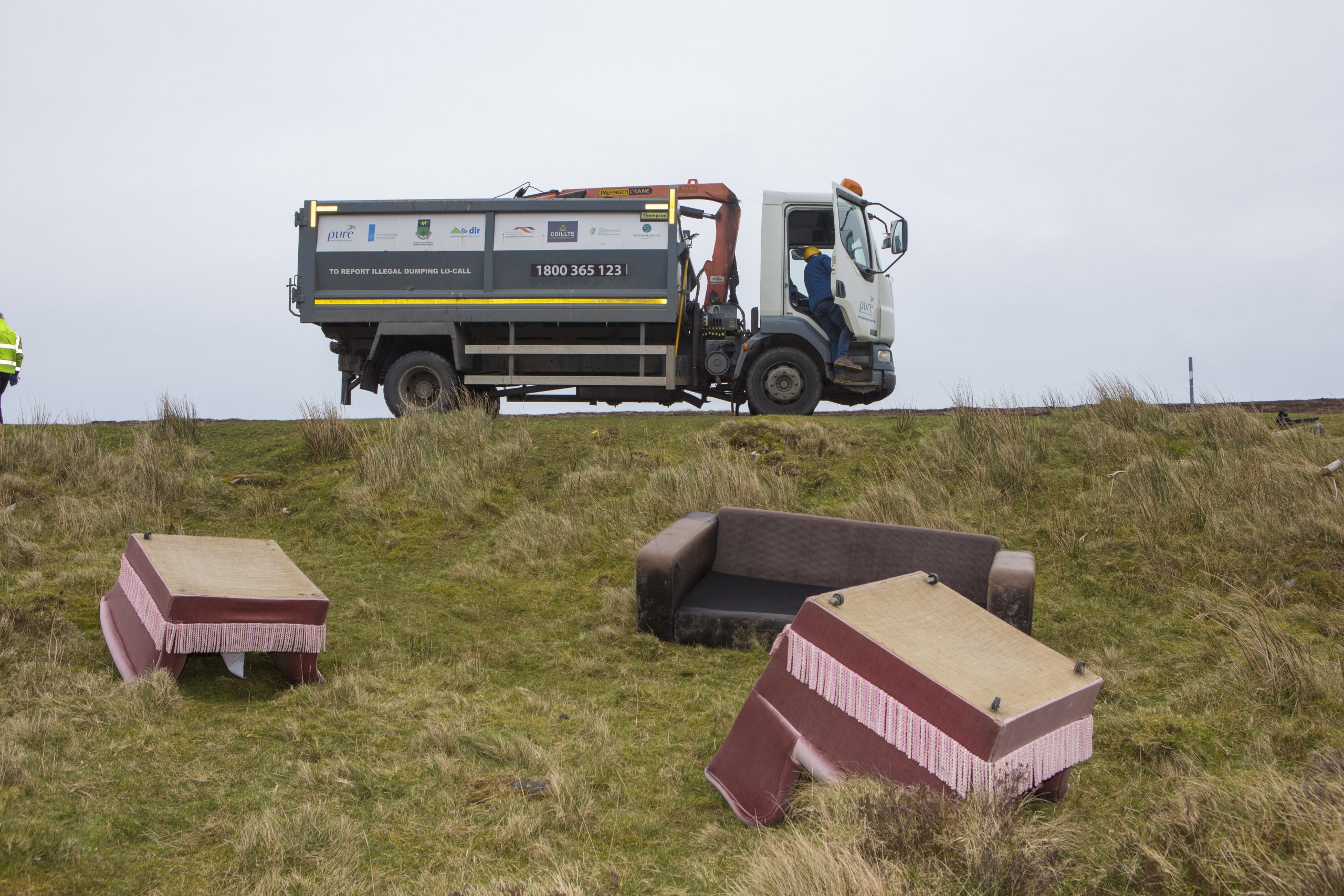 Pure Truck Cleaning Up the Wicklow National Park Wicklow Uplands